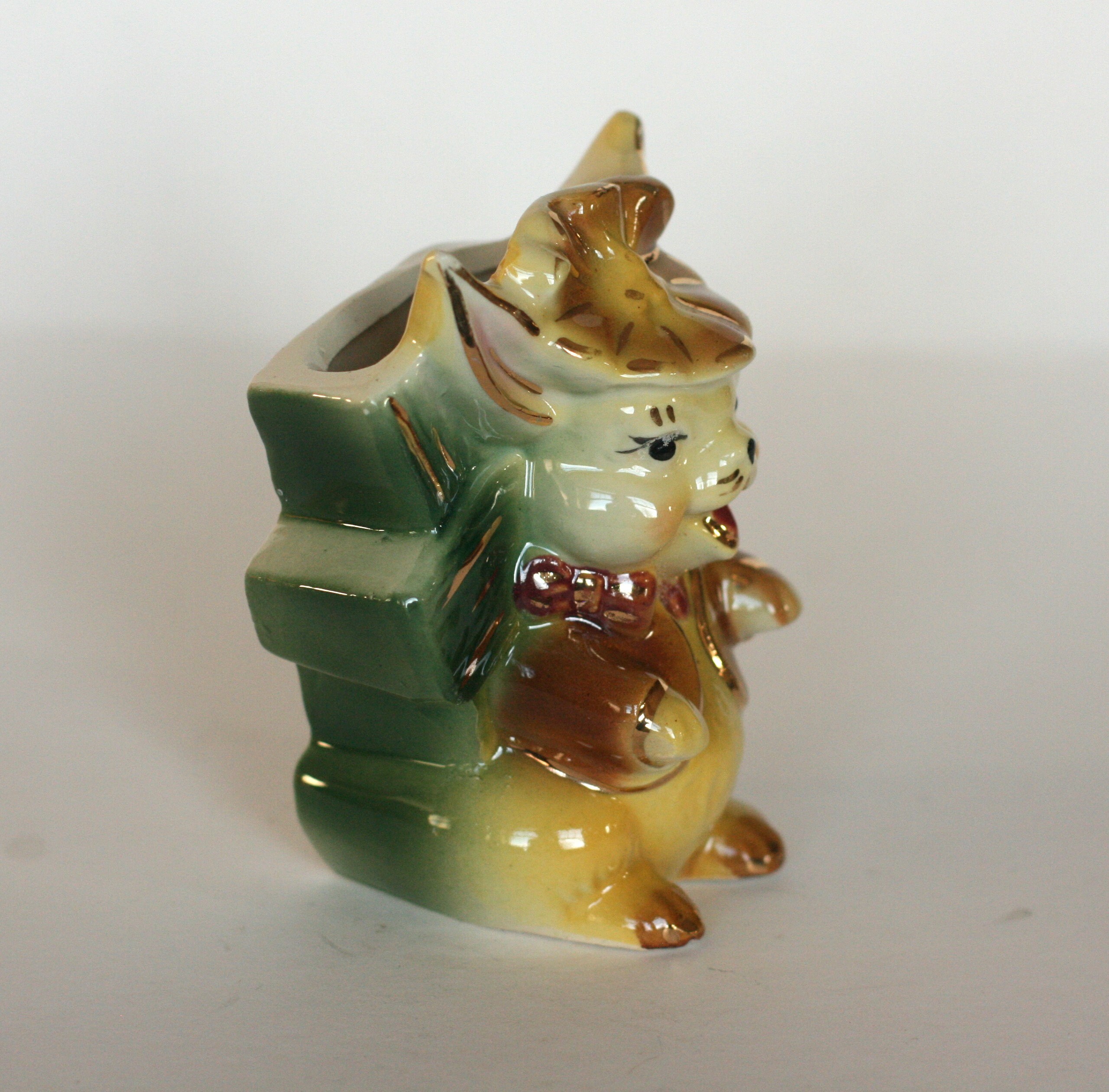 Vintage Ceramic Rabbit Planter or Vase - Etsy