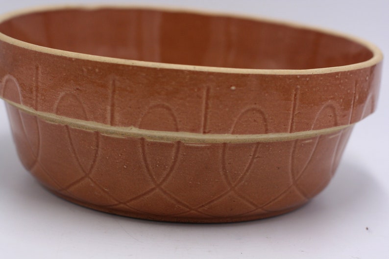 vintage Stoneware mixing bowl image 2