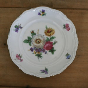 vintage amzo dessert plates mariechen pattern made in germany