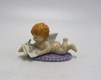 vintage Enesco I'm Drawn to You porcelain cherub 1997