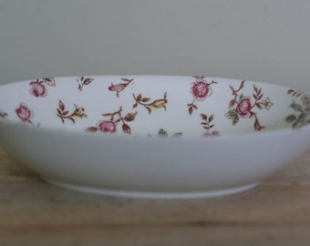 vintage oval serving bowl briarcliff made in japan