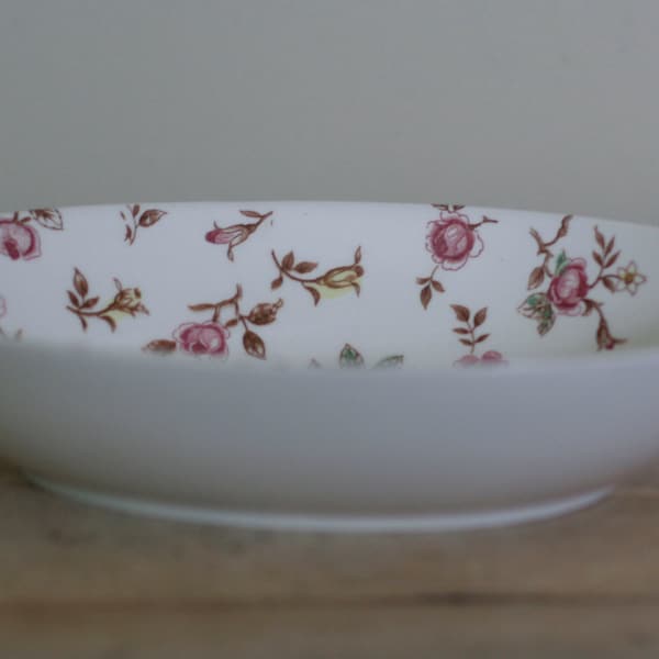 vintage oval serving bowl briarcliff made in japan