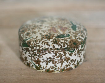 vintage set of paper mache coasters by alfred knobler bird and floral