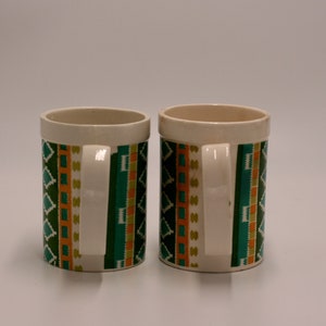 vintage Holt Howard 1962 coffee mugs /South West mugs/ set of two image 2