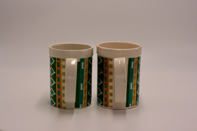 vintage Holt Howard 1962 coffee mugs /South West mugs/ set of two image 2