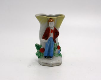 vintage tiny hand painted vase made in Japan