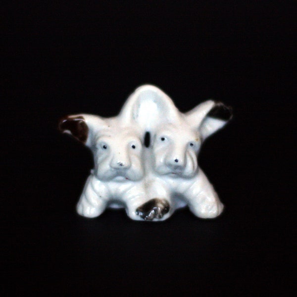 vintage ceramic terrier dog figurine