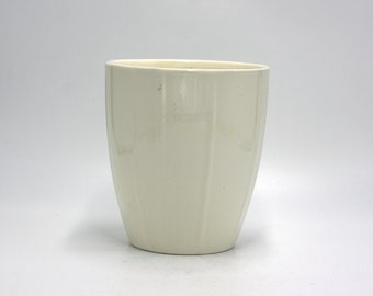 vintage white pottery vase made in Germany