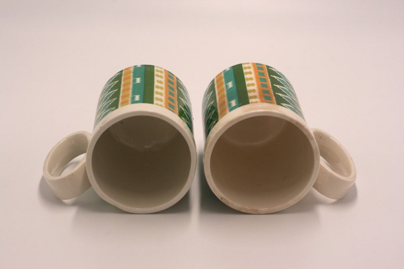 vintage Holt Howard 1962 coffee mugs /South West mugs/ set of two image 7