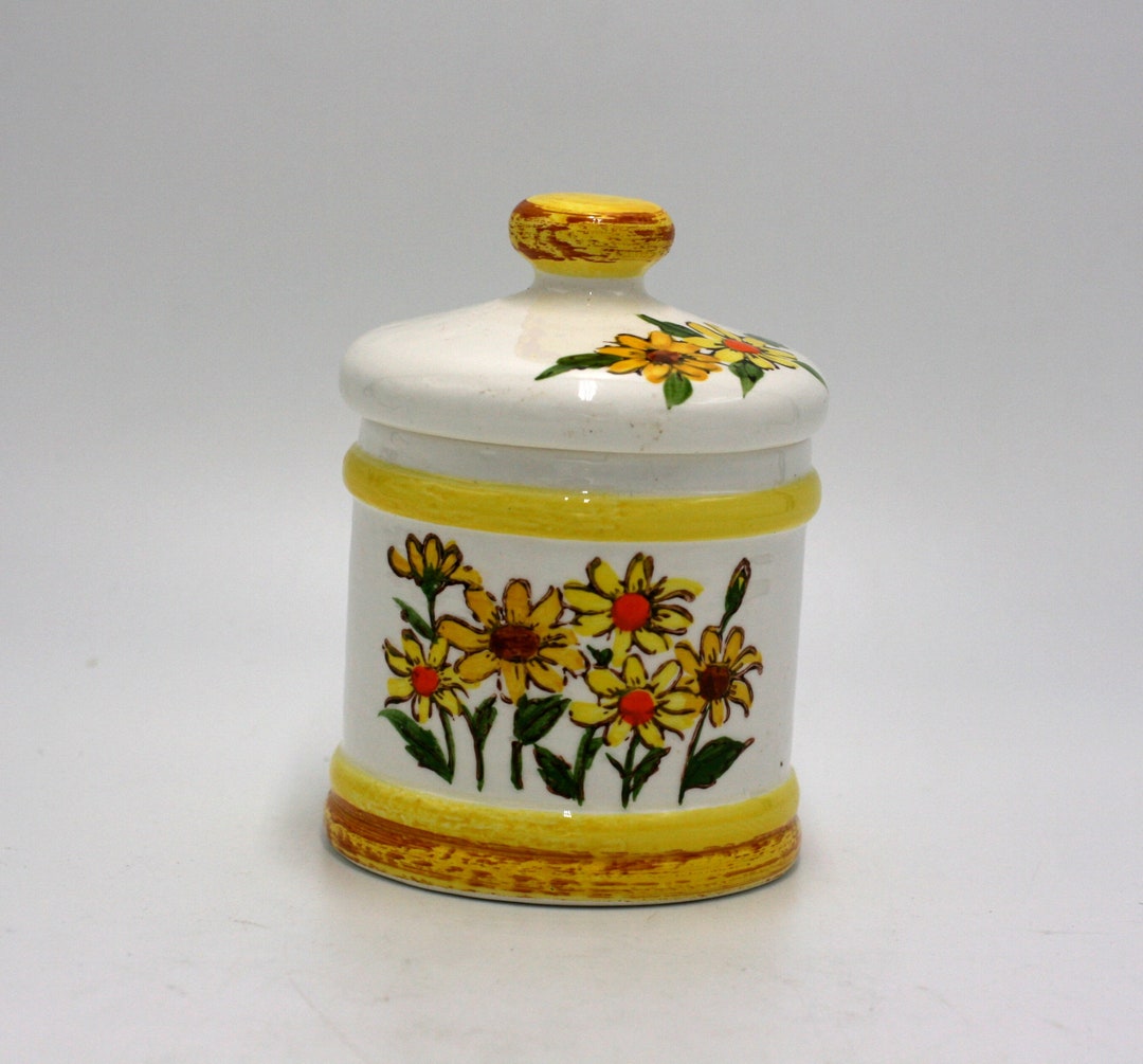 Vintage Sears Roebuck Daisy Sugar Bowl 1977 Etsy