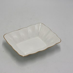 vintage Royal Albert Bone China white dish Val D&#39;or