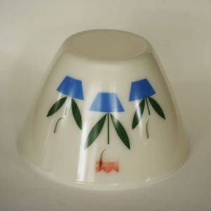 vintage fire king tulip bowl image 5