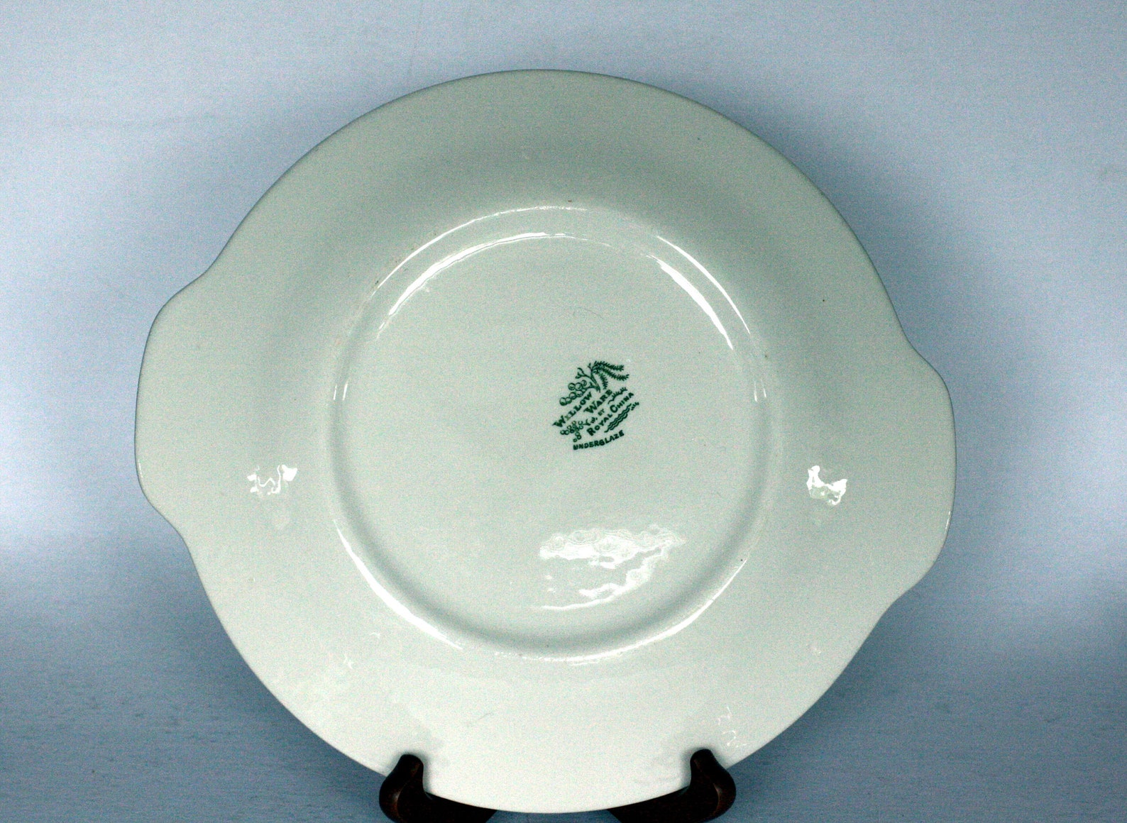 Vintage Willow Ware by Royal China Chop Plate Blue Willow Etsy