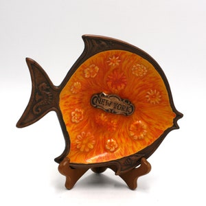 vintage Treasure Craft New York fish ashtray image 2