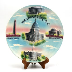 vintage Washington D.C. souvenir plate Nov. Co. made in Japan