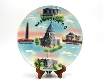 vintage Washington D.C. souvenir plate Nov. Co. made in Japan