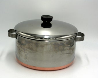 vintage revere ware 4 quart stockpot