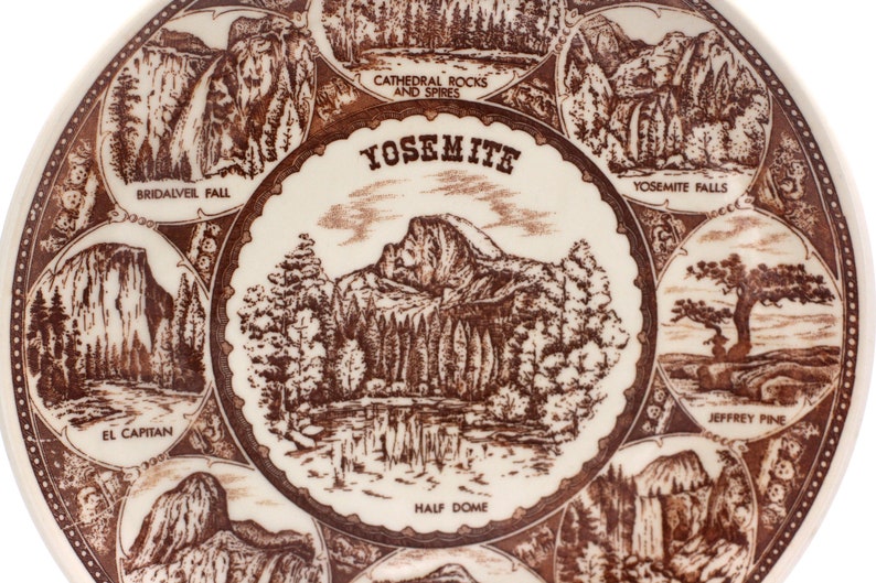 vintage Yosemite souvenir plate image 6