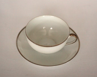 vintage noritake fine china cup and saucer hand painted made in japan