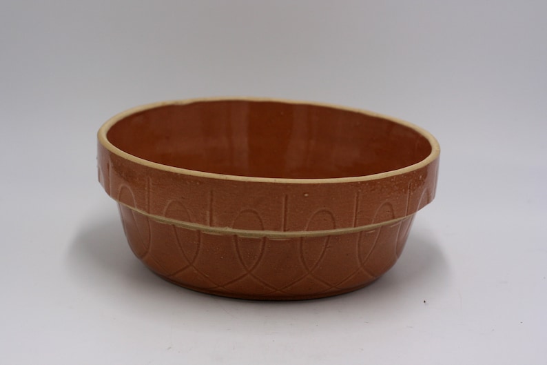 vintage Stoneware mixing bowl image 1