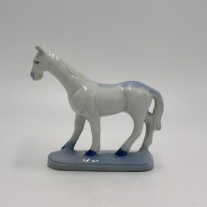 vintage porcelain horse made in japan image 2