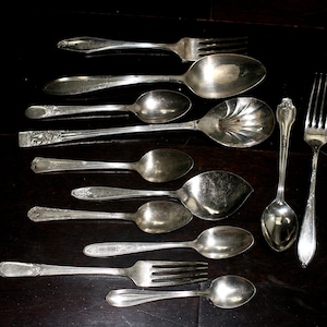 vintage silverplate flatware