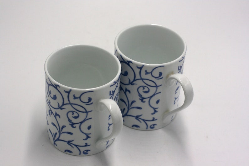 vintage Spode Blue Indigo coffee mugs image 1