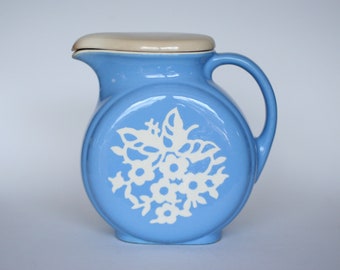 vintage cameo ware water pitcher by marker pottery