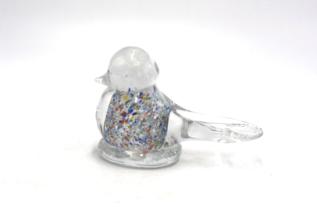 Vintage Gler Hand Blown Glass Bird Made in Iceland - Etsy