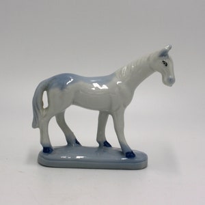 vintage porcelain horse made in japan image 1