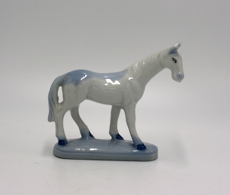 vintage porcelain horse made in japan image 1