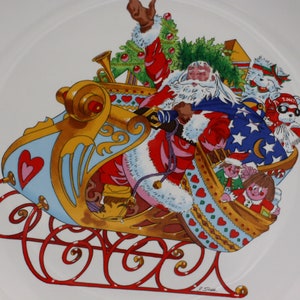 vintage Dayton's Santa plate 1988 image 4