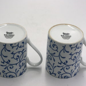 vintage Spode Blue Indigo coffee mugs image 5