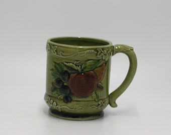 vintage Geo Z. Lefton ceramic coffee mug
