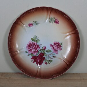 vintage transfer ware plate shabby style image 1