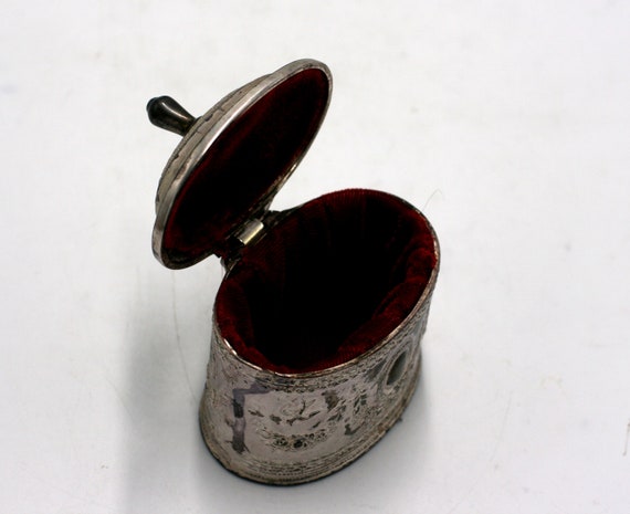 vintage Silverplate Jewelry Casket or Trinket box - image 5