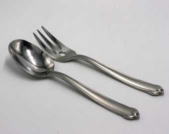 Bright and Shiny!,LotBc2 MIKASA stainless TRIO 1 Salad fork Bright and Shiny!,LotBc2 MIKASA stainless TRIO 1 Salad fork