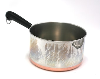 vintage Revere Ware 4 Quart Saucepan 1992
