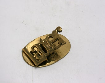 vintage brass Later paper clip