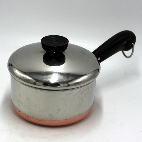 vintage Revere Ware 1 quart saucepan