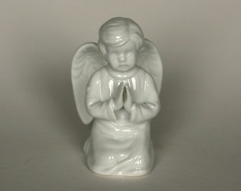 vintage Lefton white porcelain angel 1994