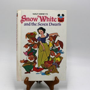 vintage Book Snow White and the Seven Dwarfs