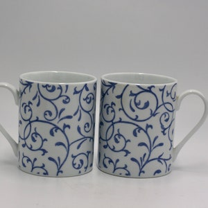 vintage Spode Blue Indigo coffee mugs image 4