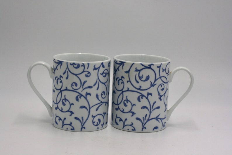 vintage Spode Blue Indigo coffee mugs image 4