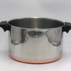 vintage Revere Ware 6 Quart Stockpot No LId