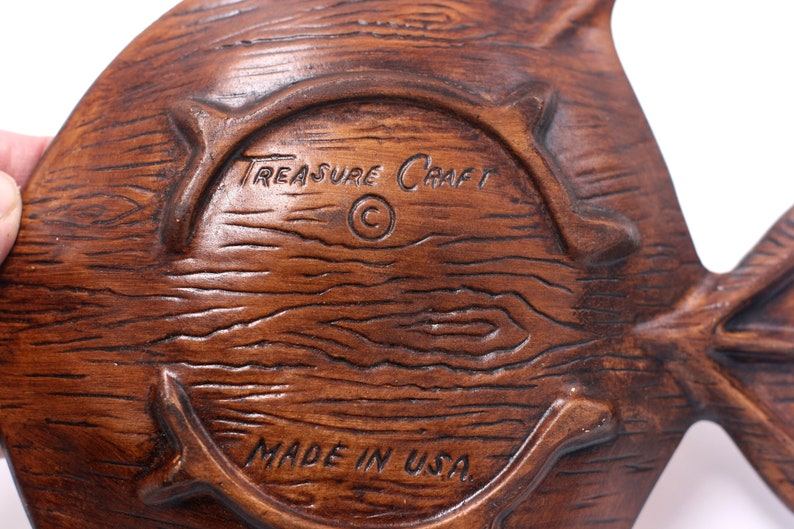 vintage Treasure Craft New York fish ashtray image 6