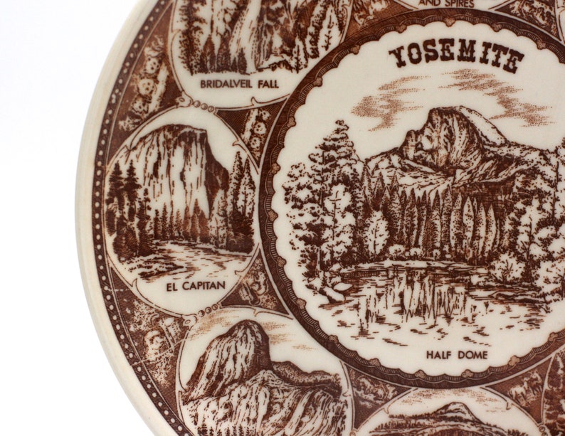 vintage Yosemite souvenir plate image 5
