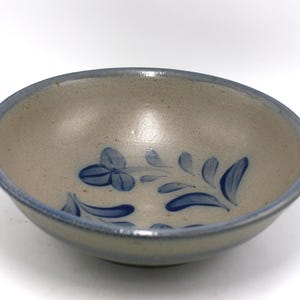 vintage Rowe Pottery Works Salt Glazed Bowl