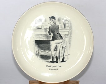 vintage setauket fractured french plate 'sore tail'