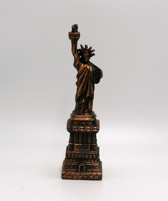 Vintage Copper Statue of Liberty Replica Etsy